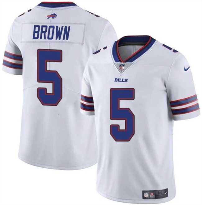 Men & Women & Youth Buffalo Bills #5 Anthony Brown White 2024 Vapor Untouchable Limited Football Stitched Jersey->chicago bears->NFL Jersey